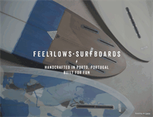 Tablet Screenshot of feelflows-surfboards.com